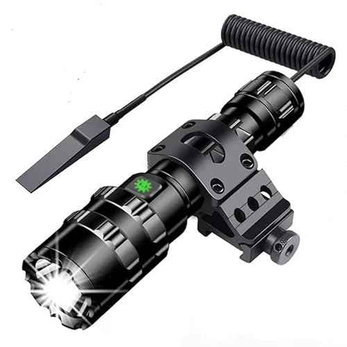 Tactical 1" Offset Picatinny Rail Mount for Flashlights for Outdoors