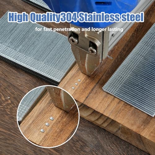 SITLDY 1-1/2 Inch 1000-Pack Stainless Steel 16 Gauge Finish Nails - Durable Rust-Resistant Fasteners