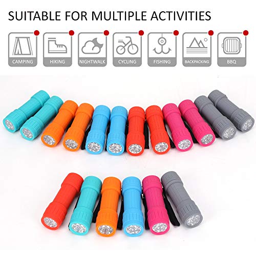 FASTPRO 18-Pack Mini LED Flashlights with AAA Batteries - Compact & Bright