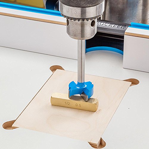 Rockler Precision Brass Setup Bars Master Set (11 sizes) with Case – Height Gauge for Table Saw & Router