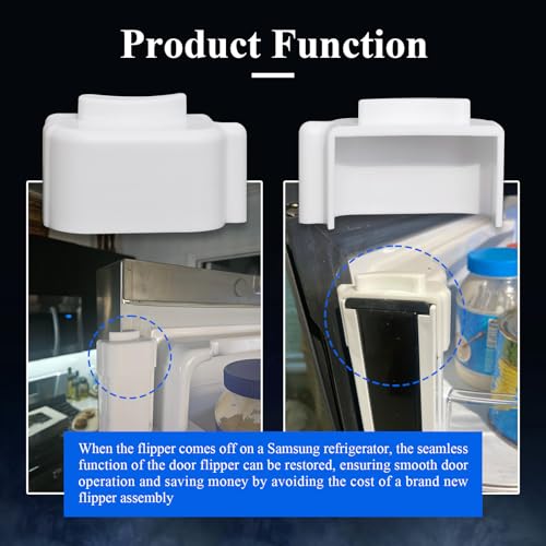 Refrigerator Mullion Door Flipper Repair Topper for Samsung – 1 Pc WFCYX