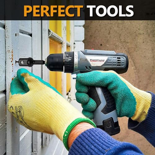 12 Pcs Impact Socket Adapter, Square Socket Extension Driver Bits Hex Adapter, Adapter Kit for Drills/Automotive/DIY(1/2 Inch)