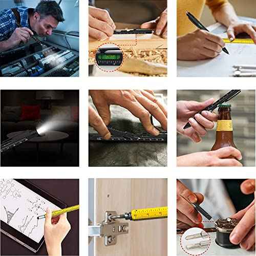 Gifts for Men, Multitool Pen Set 2pcs Multi-Tool Pens Birthday Gifts for Men Dad Gifts for Dad Him Boyfriend Husband Boss, Cool EDC Tools Gadgets Mens Gifts for Anniversary Christmas Stocking Stuffers