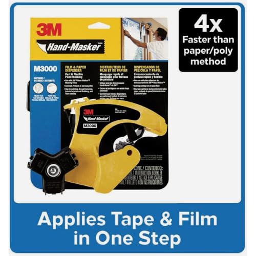 3M Hand Masker M3000 Tape Dispenser for Masking Films & Painter's Tape