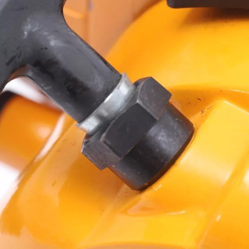 Gasoline Demolition Jack Hammer with Hex Concrete Breaker, Air-cooled Two-stroke Heavy Duty Chipping Hammer Breaker for Cement/Pavement/Floor, with Chisel and Fuel Funnel