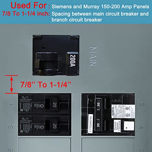 Generator Interlock Kit for Siemens Murray 150/200 Amp Electrical Panels