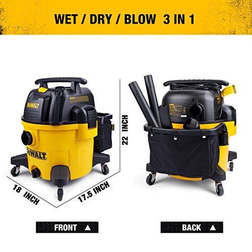 DeWalt 9 Gallon Wet Dry Shop Vacuum 5 Peak HP with Blower & Attachments