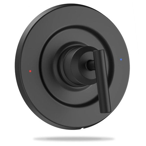 Shower Handle Replacement For Moen T2901BL Gibson Posi-Temp Valve Trim Kit, Matte Black Shower Trim Kit Shower Lever Handle（#2510 Valve Required）