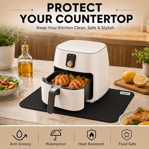 Heat Resistant Countertop Mats for Air Fryer 18 x 15 in, 2 Pack - FIREWESS