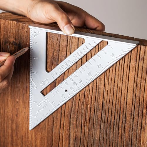 Mr. Pen Metal 7 Inches Rafter Square, Carpenter 2 Pack