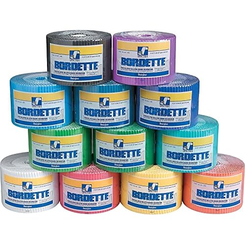 Pacon Corporation 37184 Decorative Border, Recyclable, 2-1/4-Inch x50-Ft, Rich Blue