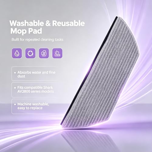 Replacement Mop Pads for Shark AV2800ZE RV2820YE RV2820ZE AV2820S AV2820AE – 6 Pack