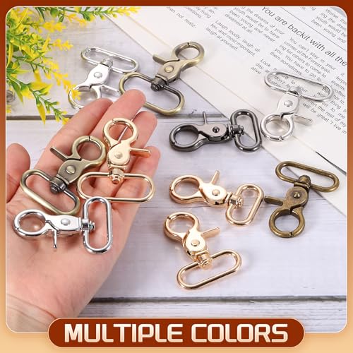 uxcell Bronze Swivel Snap Hook 20mm Trigger Clasp 6-Pack