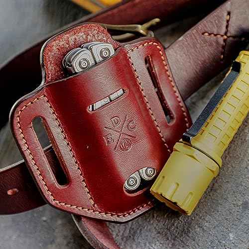 Multitool Sheath, American Leather, Multitool Pouch for Belts, Compatible with Heavy Duty Leatherman, SOG and Gerber