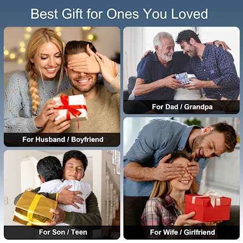 Multitool Knife, 16 in 1 Pocket Knife, Handmade Multi Tool Knife, Birthday Christmas Gift for Men Women Him Her Boyfriend Girlfriend Dad Husband, Black