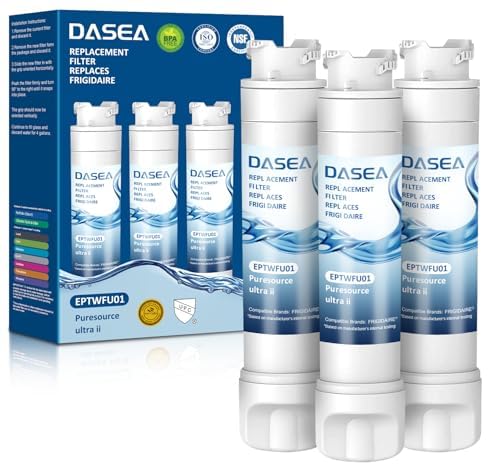 Replacement for EPTWFU01, Рurе Sоurсе Ultra 2, EWF02, 012505454226, 4562222 Water Filter, Pack of 3