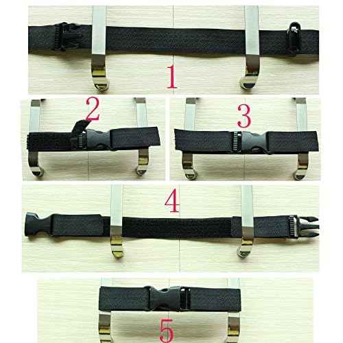 Multi-Functional Magic Buckle, Baby Safety Lock for The Door, Two-Door Refrigerator, Oven and Children's Safety Fence, Etc., or for The Fixed Baby Luggage (3 Pack Black)