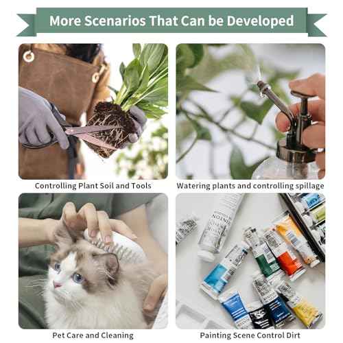 Herda 39.5" x 31.5" Plant Repotting Mat Waterproof Transplanting Mat and Potting Soil Mess Control,Square Succulent Gardening Mat Potting Soil Tidy Tray Repotting Mat Thick Foldable Soil Change Mat