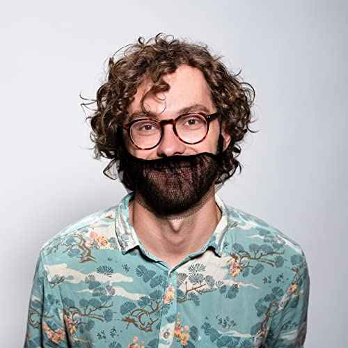 100PCS Beard Nets Disposable Nylon Protective Beard Covers with Single Loop for Men Food Service Safe Clean Work Environment(Black+Brown)