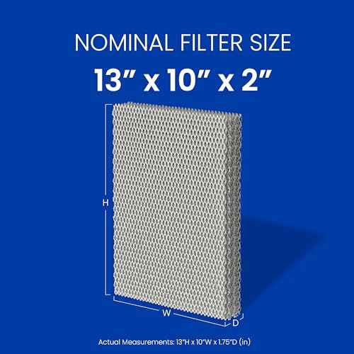 AprilAire 35 Water Panel Humidifier Filter Replacement for AprilAire Whole-House Humidifier Models 300, 350, 360, 560, 560A, 568, 600, 600A, 600M, 700, 700A, 700M, 760, 760A, 768 (Pack of 2)