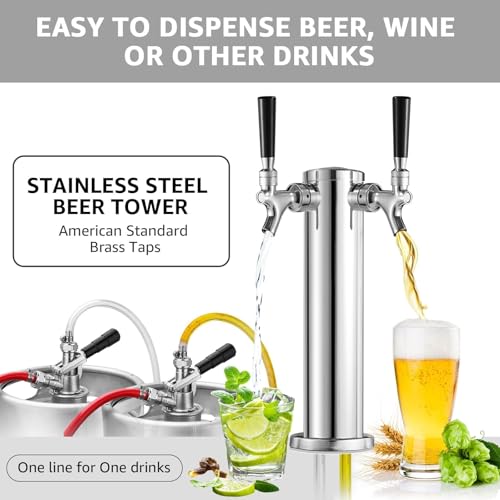Dual Tap Kegerator Tower 3