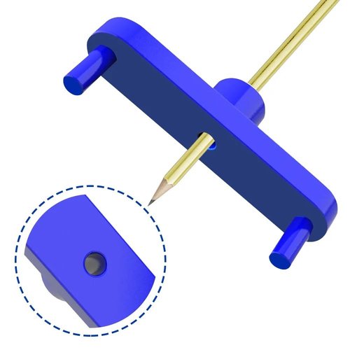 TorSor 2 Pack Center Scribe Line Locator Scriber Center Finder Marker Positioner Positioning Ruler Scribing Gauge Centerline Measuring Tool for Woodworking Wooden DIY