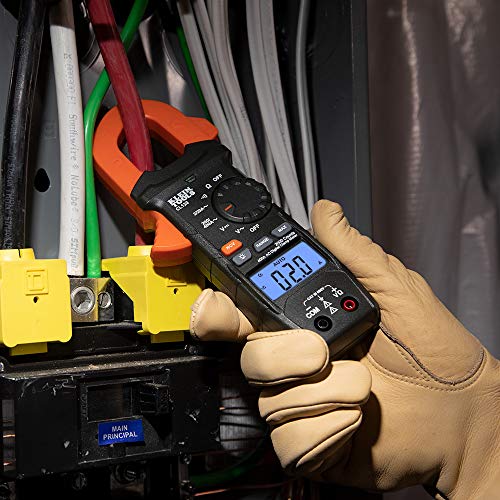 Klein Tools CL120 Digital Clamp Meter - Auto-Ranging 400A AC Electrical Testing Tool