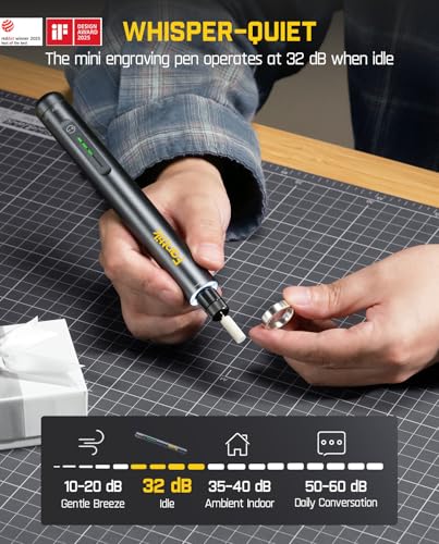 Fanttik F2 Master Mini Cordless Rotary Tool Kit Gray for 3D Printer Finishing