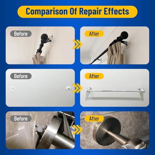 Kenbry Drywall Anchor Repair Kit - Fast, Durable Wall Fix for Loose Anchors