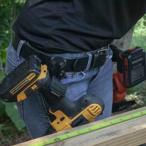 Spider Tool Holster - Improve The Way You Carry Your Power Drill, Driver, Multitool, Pneumatic, Multi-Tool and More on Your Belt - Compatible With All Major Tool Brands