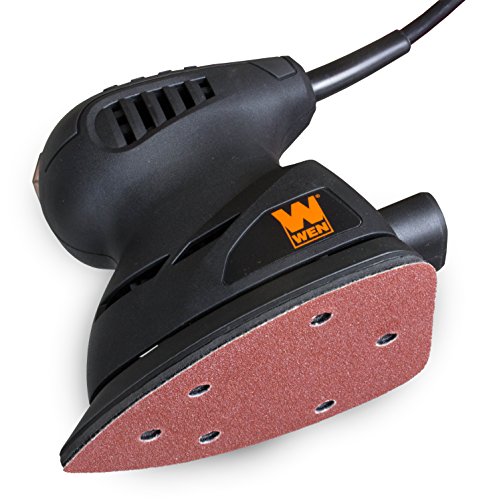 WEN 6301 Electric Detailing Palm Sander - Corded, 13,500 OPM, Lightweight