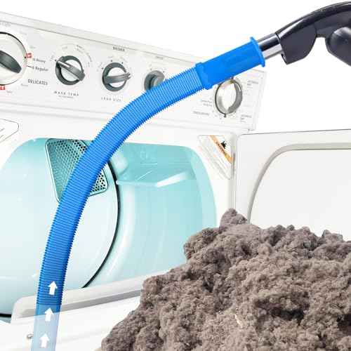 Sealegend Dryer Vent Cleaner Kit Vacuum Hose Attachment Compatible with Most Vacuum Cleaner, Quickly Lint Remover Cleaning Supplies