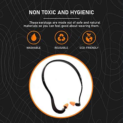 2 Pairs Soft Banded Silicone Reusable Washable Ear Plugs for Sleeping Swimming Noise Hearing Protection Earplugs Music Concerts Construction Shooting Hunting Motor Sports