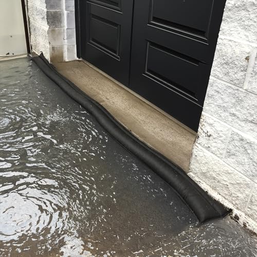 Quick Dam QD610-1 Water-Activated Flood Barrier-1 Pack, Black