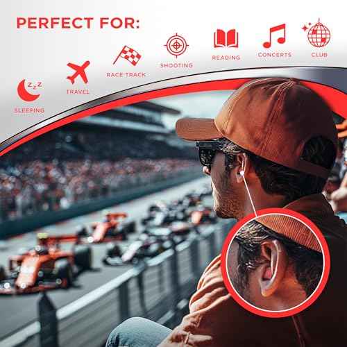 Hearos Radical Protection Foam Ear Plugs, Hearing Protection, NRR 33, 12 Pair, Orange (5801)