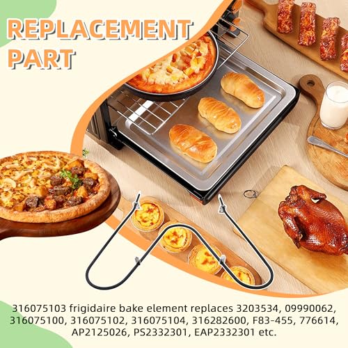 Oven Bake Element 316075103 Replacement for Frigidaire/Kenmore – 19.5 x 18.5 in, 2600W 240V