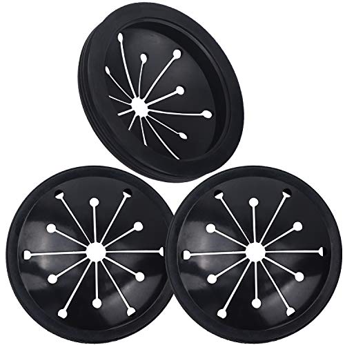 Topspeeder 3-1/8 Inch Garbage Disposal Splash Guards 3 Pack Replacement Sink Baffles