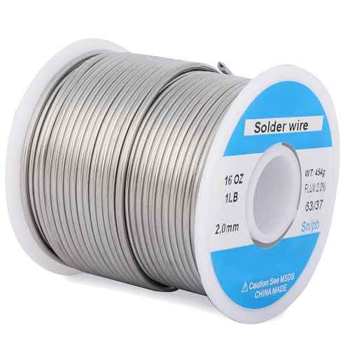 63/37 2mm 1LB Tin Solder Wire with Flux for Electrical Soldering Repair