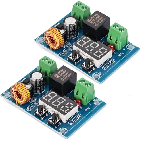 12V-36V DC Over-Discharge Protection Module 2 Pack - Battery Voltage Protector Switch