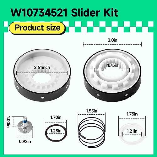 Washer Clutch Kit W10734521 – Replaces W10006484/W10006494/W10275082/W10447975/W10905025