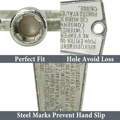 2-Pack Frigidaire Freezer Door Keys – Metal Key for Frigidaire Kenmore & More