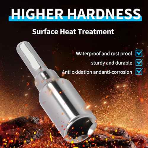 3 Pcs 4mm to 1/4 Bit Adapter Magnetic, Precision 0.4 Inches Socket Adapter for 4mm Electric Screwdriver, Durable Hex Shank Converter for Professionals, Tinkerers, and Hobbyists