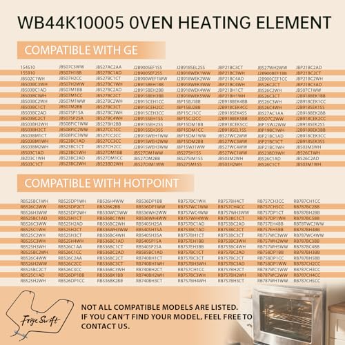 Oven Heating Element WB44K10005 for GE Hotpoint Kenmore, 2585W 240V Replacement