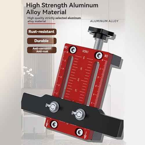 Cabinet Door Installation Positioner, Versatile Hardware Jig, Efficient, Adjustable Length Aluminum Alloy Cabinet Installation Tool Compatible for Most Cabinet Doors, Effortless Alignment