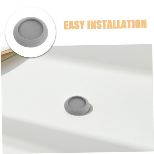 Yardwe 4Pcs Safety Gate Wall Protector Cups Easy Install Boy Girl Stair Gate Accessories for Wall Protection for Doorways Grey