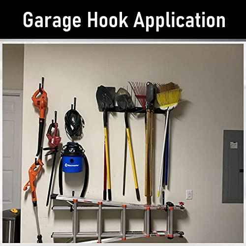 20Pcs Heavy Duty Garage Storage Hooks, 6.7 Inches Garage Wall Hook for Hanging Tools, Ladder, Bicycle, Chairs