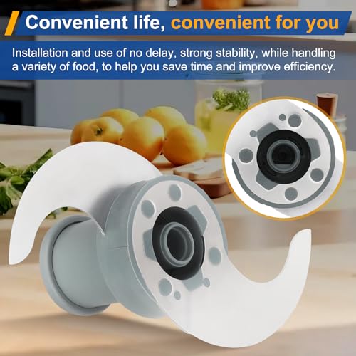 27055 S Blade for Robot Coupe Food Processor – Serrated Stainless Steel Cutter Head
