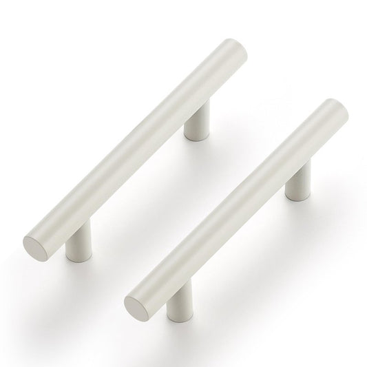 Ravinte 1 Pack | 5 Inch Cabinet Pulls White Stainless Steel Kitchen Drawer Pulls Cabinet Handles 5 InchLength, 3 Inch Hole Center