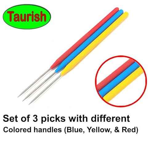 Deluxe Titanium Soldering Pick Set, Set of 3, 6-1/2 Inches