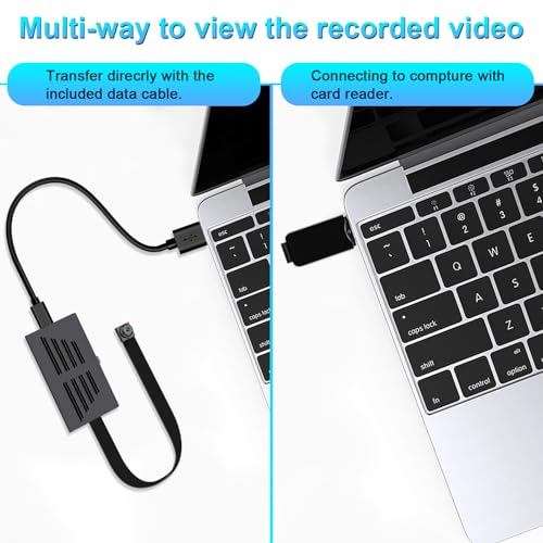 64GB Mini Video Cameras 1080P Portable Nanny Video Loop Recorder with Motion Detection Security Cameras for Outdoor Home Office Security(No WiFi Function)